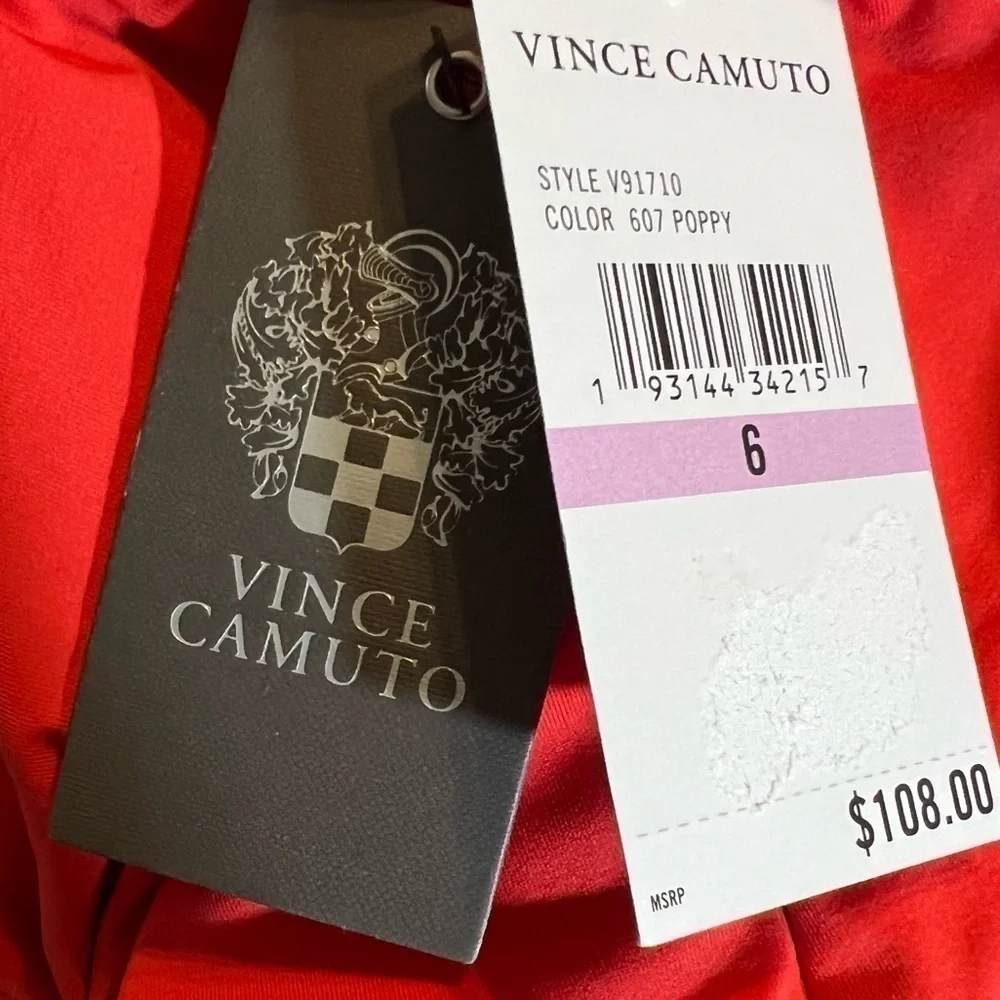 Vince Camuto Knot-Front Halter One-Piece Swimsuit - Picture 7 of 8